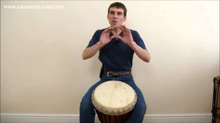 Djembe Lesson Polyrhythmic Pulses in 128 [upl. by Aneekas]