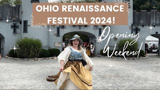 Ohio Renaissance Festival Opening Weekend 2024  Ren Faire Vlog [upl. by Dnalhsa]