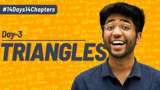 Day 3 Triangles  Chapter Revision With Most Expected Questions  Shobhit Nirwan [upl. by Nnylg]