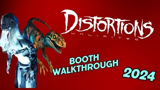 Distortions Unlimited 2024 Transworld Booth Walkthrough  NEW FOR 2024 ANIMATRONICS [upl. by Yluj]