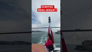 İstanbul da ücretsiz nasıl gezilir  Valide Sultan Gemisi Ücretsiz Boğaz Turu [upl. by Gayel]