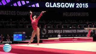 Aly Raisman  Floor  2015 World Championships  Team Finals [upl. by Nnaynaffit143]