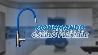 MONOMANDO PARA FREGADERO CUELLO FLEXIBLE [upl. by Airbma282]