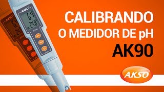 Calibrando o Medidor de pH AK90 [upl. by Hosea861]