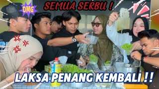 MASAK LAKSA PENENG LAGI SEMUA BEREBUT SAMPAI MINTA TAPAU [upl. by Anoo]