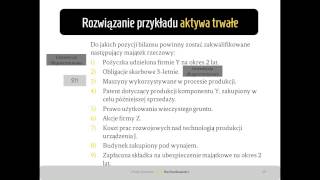 4b Rozwiązanie przykładu całościowego aktywa trwałe [upl. by Raimundo764]