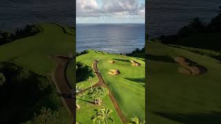 Day 5 of 31 Days of Golf and today were highlight Princeville Makai Golf Club in Kauai Hawaii 🌴 [upl. by Airdnal]