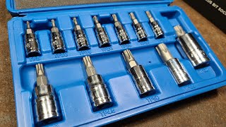 Neiko CRVS2 Internal Torx Plus Socket Set Review [upl. by Cutcheon263]