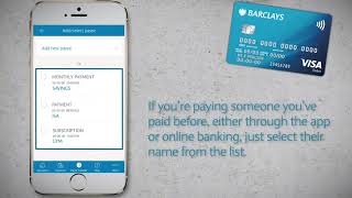 The Barclays app  How to make payments [upl. by Keslie]