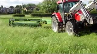 KRONE TRAILED MOWER [upl. by Langer]