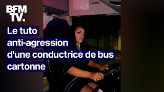 Maria la conductrice de bus RATP qui explique comment éviter les agressions la nuit [upl. by Mauretta827]