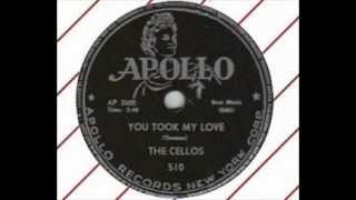 The Cellos  You Took My Love APOLLO 50 NYC DOO WOP [upl. by Gudren]