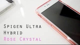 Spigen ultra hybrid rose crystal case for iPhone SE 2020 Pink [upl. by Eidnahs]