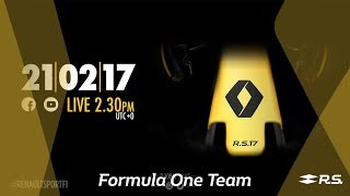 LIVE  Renault Sport Formula One Team RS 17 launch [upl. by Mattland]