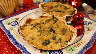 Mes COQUILLES SAINTJACQUES A LA BRETONNE  Pour les fêtes   Mère Mitraille  Gourmandises TV [upl. by Yanat346]