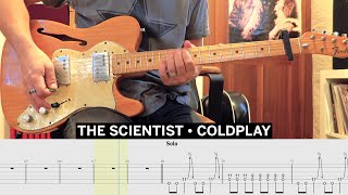 The Scientist Coldplay Cover • Guitar Tab • Tutorial • Lesson [upl. by Froehlich]