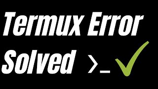 INSTALL WGET  Termux Error Solved  Kali Linux [upl. by Aire485]