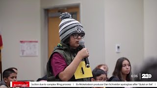 Student represents Delano as the first place winner for the Scripps Spelling Bee [upl. by Asilaj]