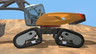 Volvo SFINX  Volvos futuristic Excavator concept machine [upl. by Blinnie]