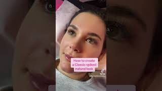 Free Course How to Create a natural Lash Extensions set using light Hybrids 🥰😍 freelashcourse [upl. by Htinnek]