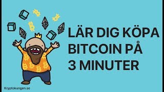 Hur köper man Bitcoin Lär dig köpa Bitcoin och Ethereum på 3 minuter [upl. by Kane]