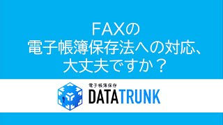 電子帳簿保存法対応ストレージ「DATATRUNK」 [upl. by Anamuj]