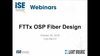 FTTx OSP Design Considerations [upl. by Camellia]