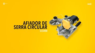 Afiador de Serra Circular SCS400 STARFLEX Brasil [upl. by Barina]