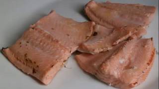 Trota salmonata con mousse alle olive [upl. by Inaboy]