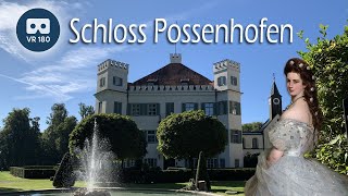 Sisi Schloss Possenhofen am Starnberger See 3D 180 VR [upl. by Winna]