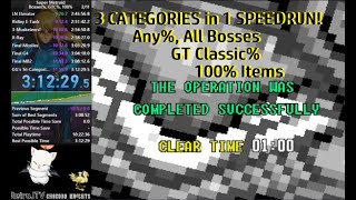 3 CATEGORIES IN 1 RUN  Super Metroid in 31229  All Bosses  GT Classic  100 Part2 [upl. by Yelik788]