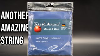 for your consideration  Kirschbaum Super Smash Orange Tennis String Review [upl. by Tnerual]