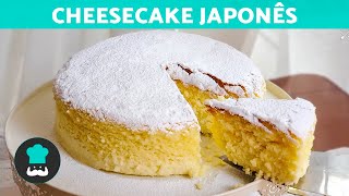 Como fazer CHEESECAKE JAPONÊS 🍞 Cheesecake fofinho e delicioso [upl. by Aidahs]