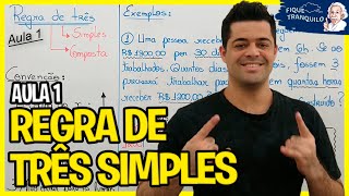 MATEMÁTICA BÁSICA ENEM Aula 1 Regra de três simples 🔥🔥🔥 [upl. by Alice]