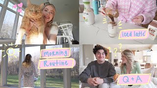 weekly vlog  couples QampA morning routine amp easy dinner [upl. by Gerik]