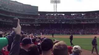 Neil Diamond sings Sweet Caroline at Fenway Park after Boston Marathon Bombings [upl. by Yard32]