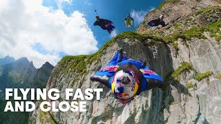 Wingsuit Flying Formation in quotThe Crackquot  Miles Above 30 [upl. by Baggott]