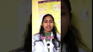 jaw jerk reflex viral shorts ytshorts mbbs science neet shortsvideo new neuroscience yt [upl. by Glovsky]