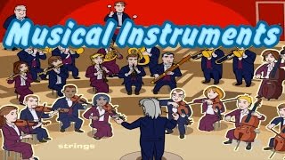 Musical Instruments of the Orchestra Learn Sounds Interesting amp Educational Videos for Kids [upl. by Adnahsar]