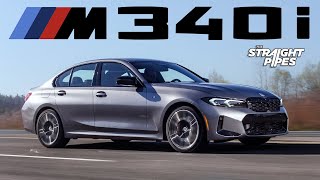 2022 BMW M340i Sedan  POV Test Drive Binaural Audio [upl. by Akemak]