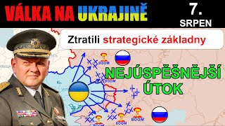 7srpen Úspěšná ukrajinská operace eliminuje převahu Rusů ve vzduchu [upl. by Enidaj]