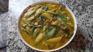 Healthy Niramish Gourd Stem Curry With Hinger Bori ShyamaliRoy555  spices and flower youtube [upl. by Alric]