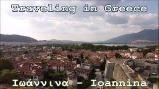 Ioannina by drone  Traveling in Greece [upl. by Aiyotal]