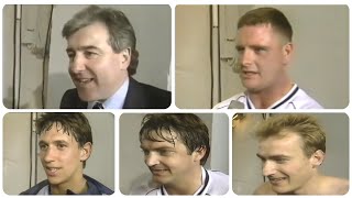 FA Cup Semi Final 1991 Post Match Interviews  Venables Gascoigne Lineker Mabbutt amp Thorstvedt [upl. by Trebmal955]