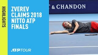 Highlights Zverev Defeats Djokovic In Final Of Nitto ATP Finals 2018 [upl. by Isteb]