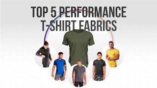 Top 5 Performance TShirt Fabrics Sportswear Secrets [upl. by Ekal513]