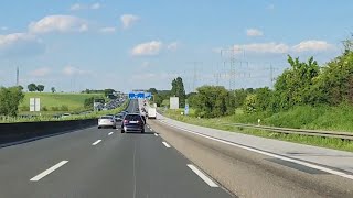 a drive from Steinbach to Oberursel over HighwayAutobahn A5 and A661 PLEASE LIKEampSUBSCRIBE [upl. by Doreen]