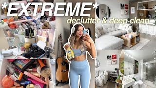 EXTREME APARTMENT CLEAN OUT 🧼🫧✨ Organising Decluttering Deep Cleaning Spring Clean With Me 2024 [upl. by Anirt]