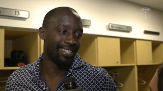 PRESEASON POSTGAME  Lawrence Olum discusses his teams performance against Vancouver [upl. by Lelith]