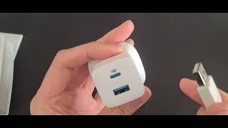 Anker USB C Plug 323 Charger 33W Unboxing [upl. by Nihhi]